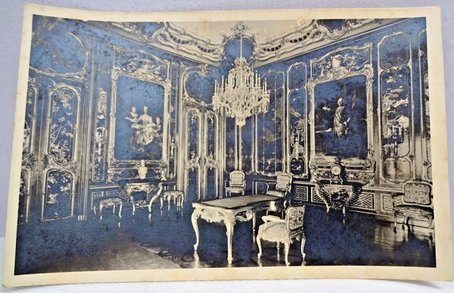 Vintage Postcard Vienna Schloss Schoenbrunn Vieux Laque-Zimmer Collectibles Old\