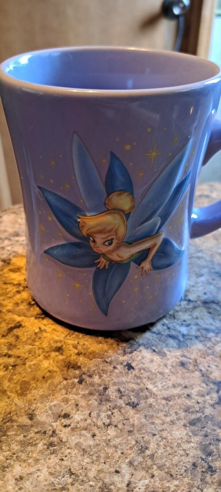 Nice Disney Tinkerbell 3D Tall 16 ounce Mug Made In Thailand Excellent Condition