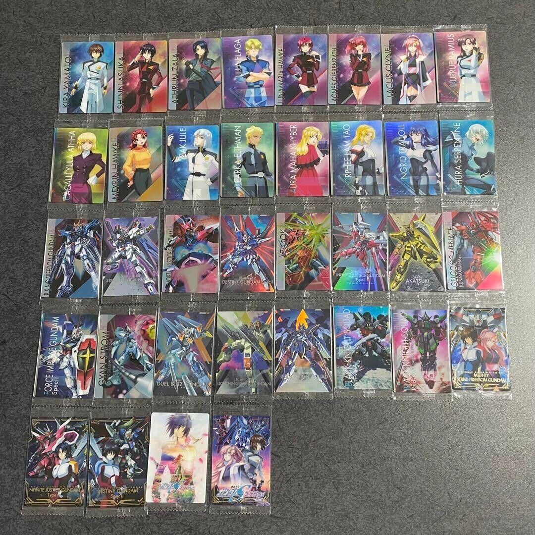 Gundam SEED FREEDOM wafer cards Complete set All 36 types BANDAI Japan New