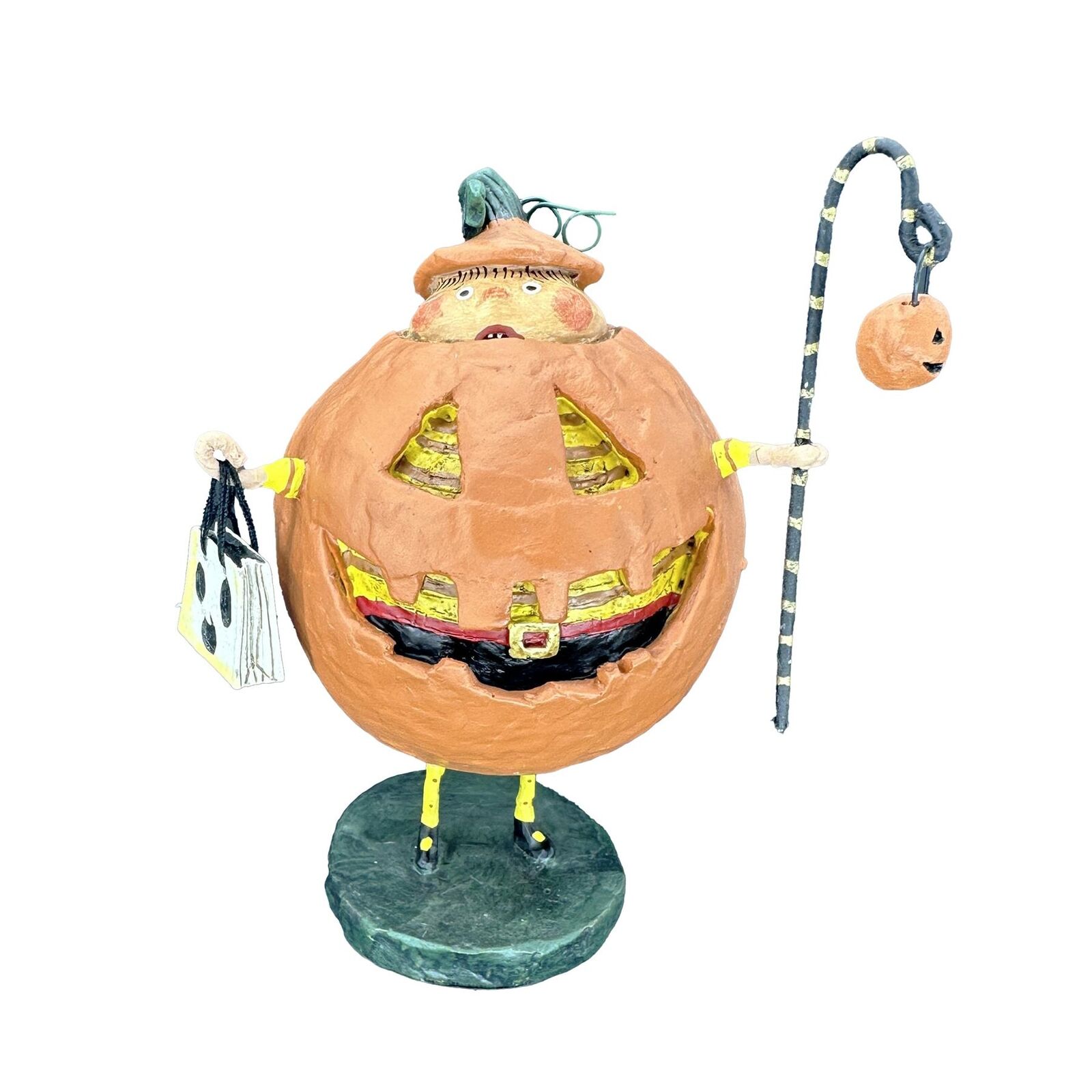 Lori Mitchell Halloween Collection Jack Squash Figurine 10756