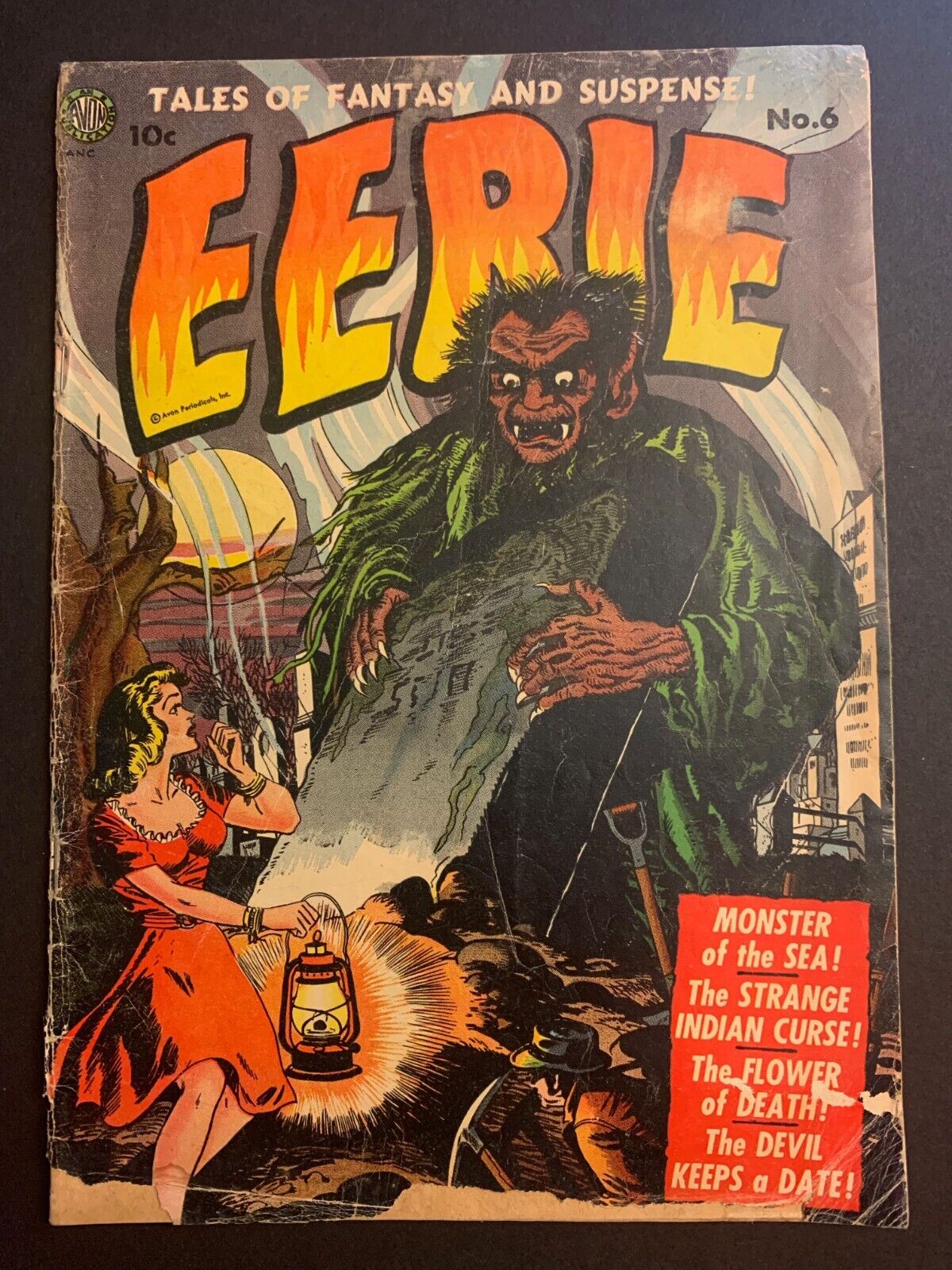 Eerie 6 FR-GD -- Pre-Code Horror, Avon Carmine Infantino Art 1952