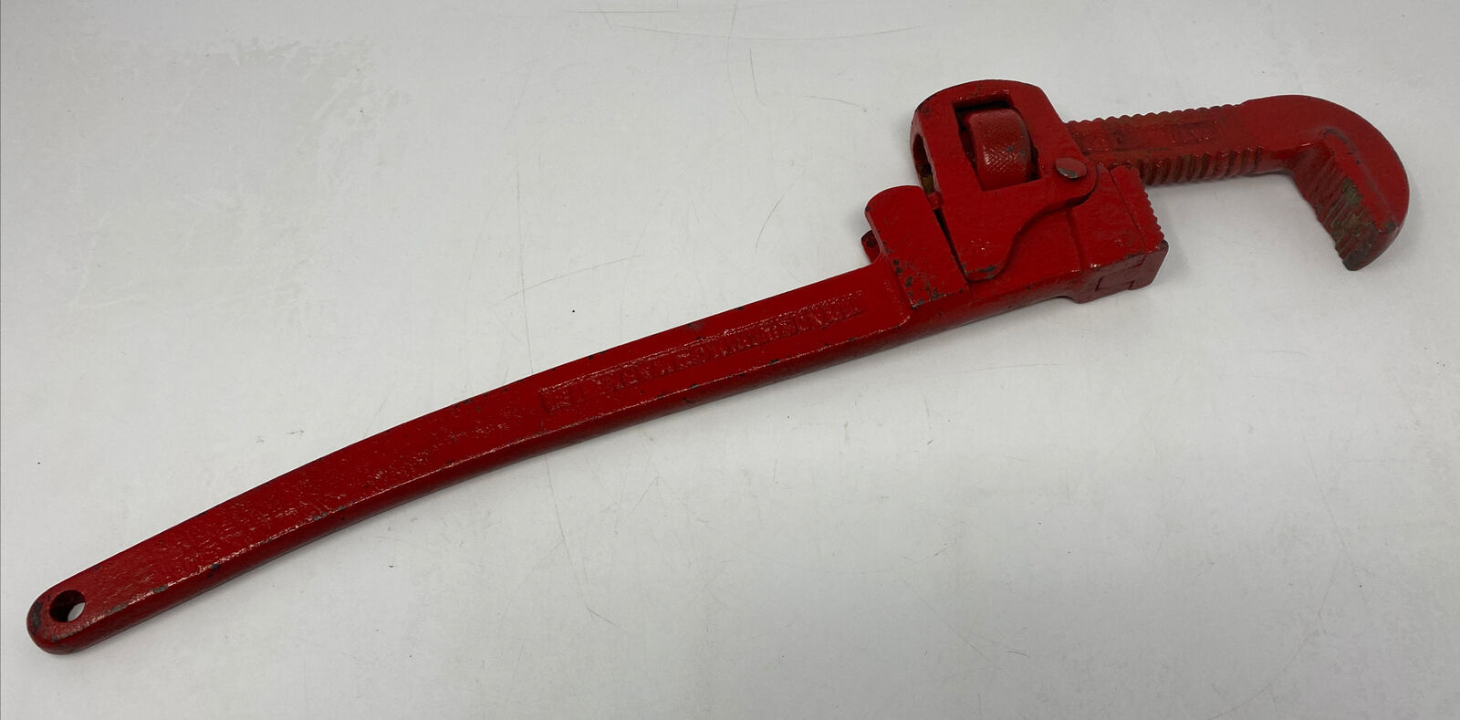 Vintage | Trimo Pipe Wrench 18” | RED | Nice EXCELLENT