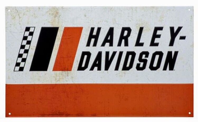Harley Davidson® Racing Stripes Tin Sign - HDL-15560