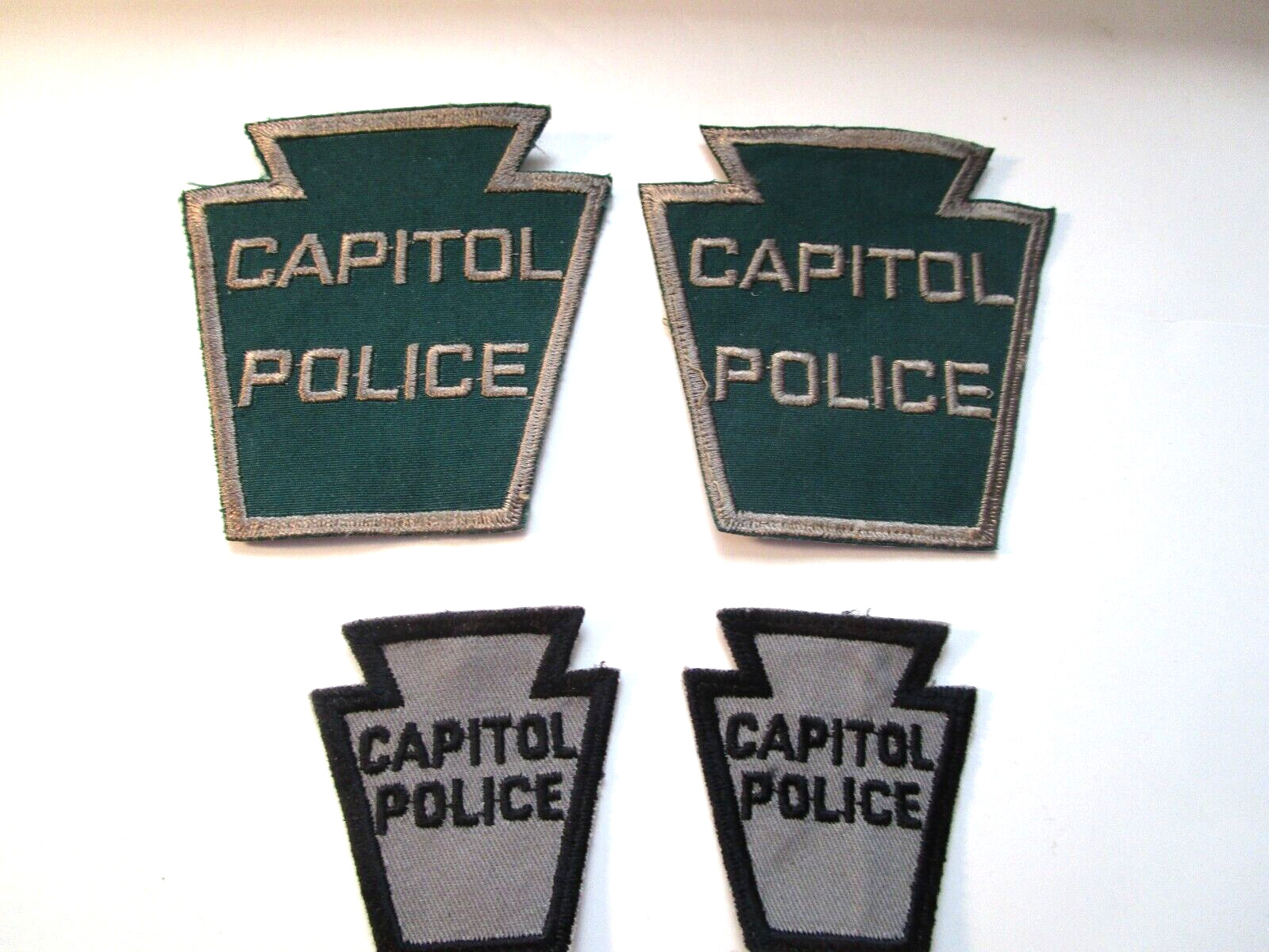 4 VINTAGE CAPITOL POLICE HARRISBURG PA. PATCHES
