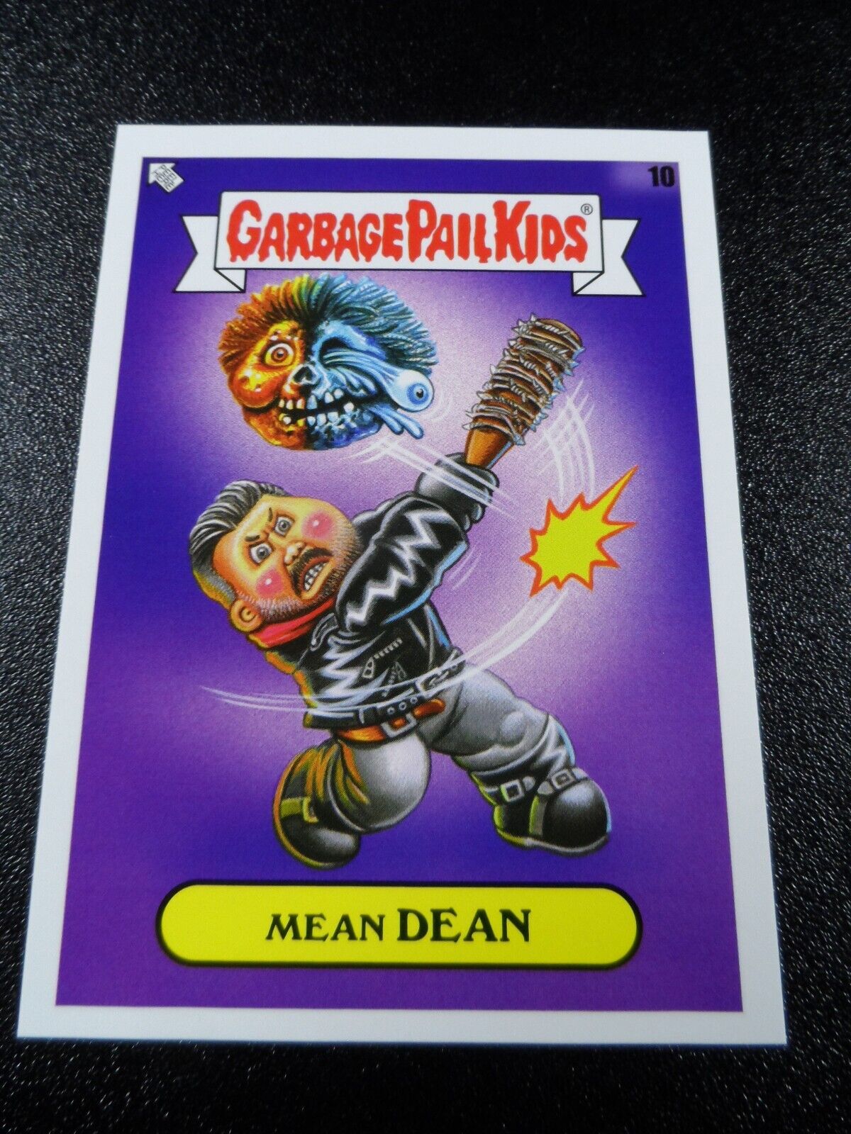 Walking Dead Jeffrey Dean Morgan Negan Spoof Garbage Pail Kids Card Bookworms