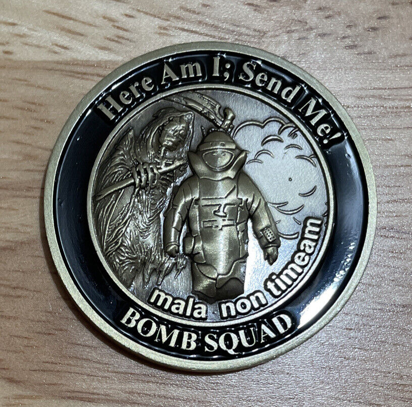 Franklin Country Ohio Deputy Sheriffs Office Bomb Squad ChallengeCoin Reaper