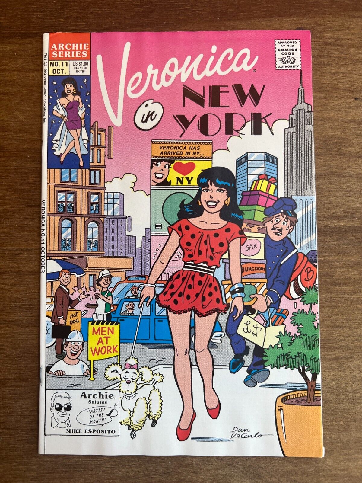Veronica 11 Archie Comics Group In New York Dan DeCarlo 1990