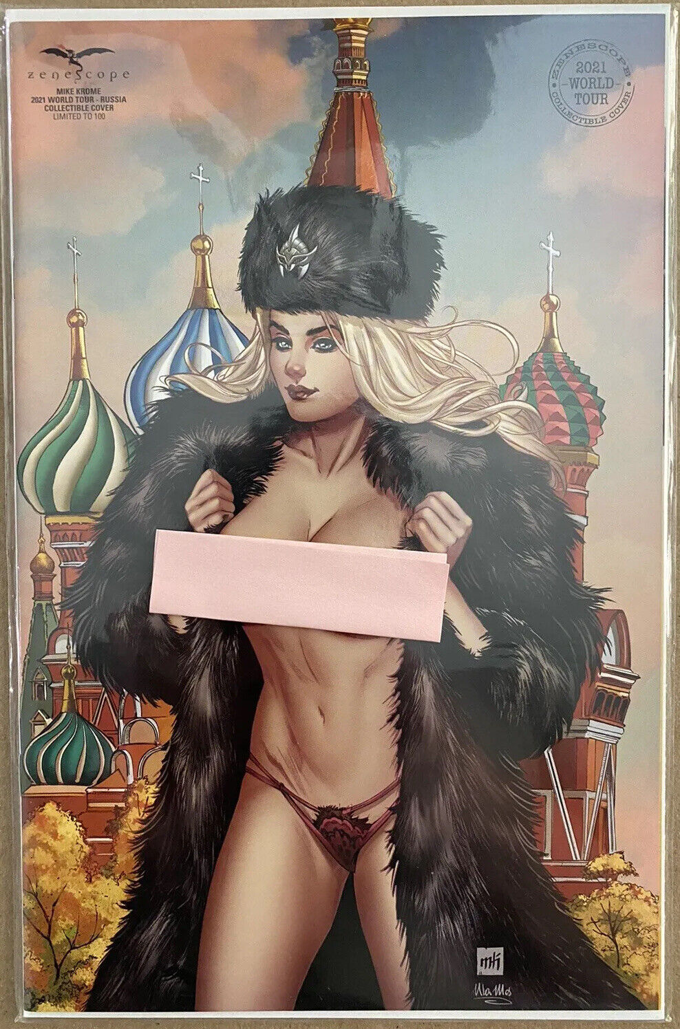 Zenescope Grimm Fairy Tales 2021 World Tour Russia 🔥 LTD 100 NM  CGC IT