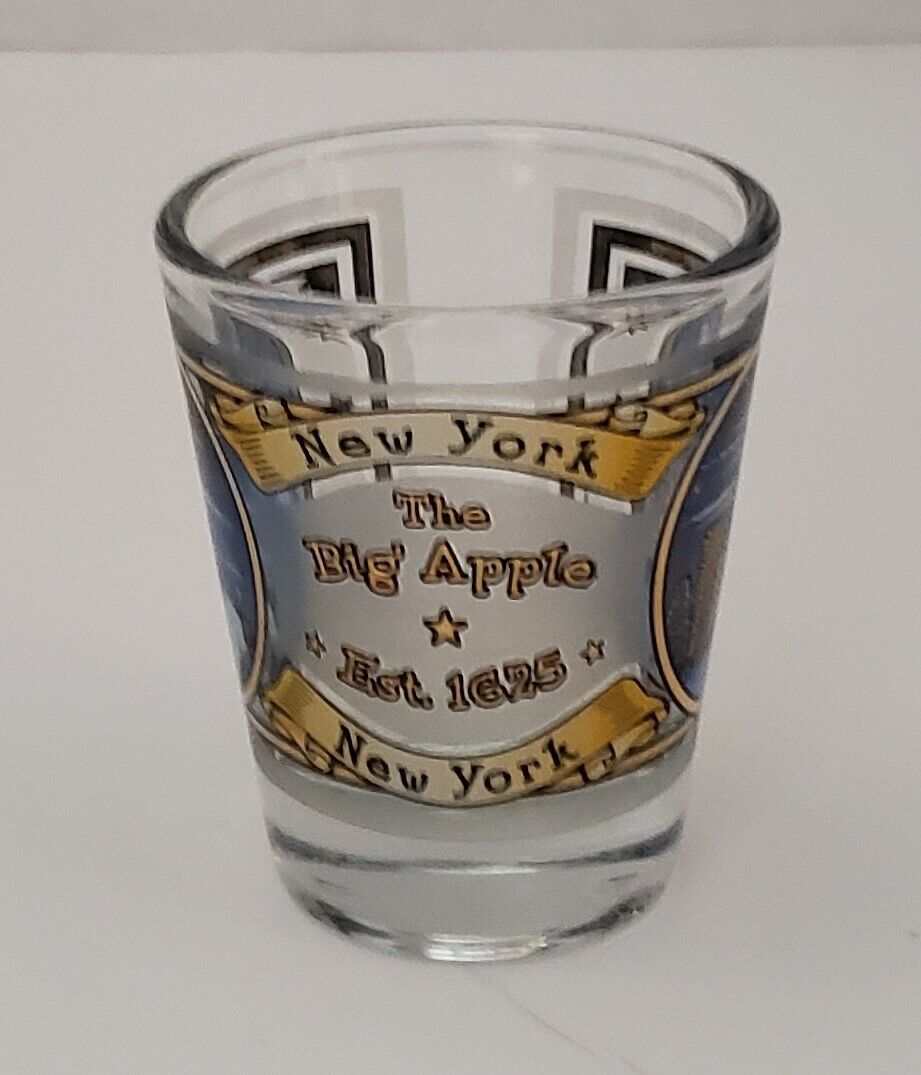New York, New York: The Big Apple Short (2.5 Inch) Shot Glass