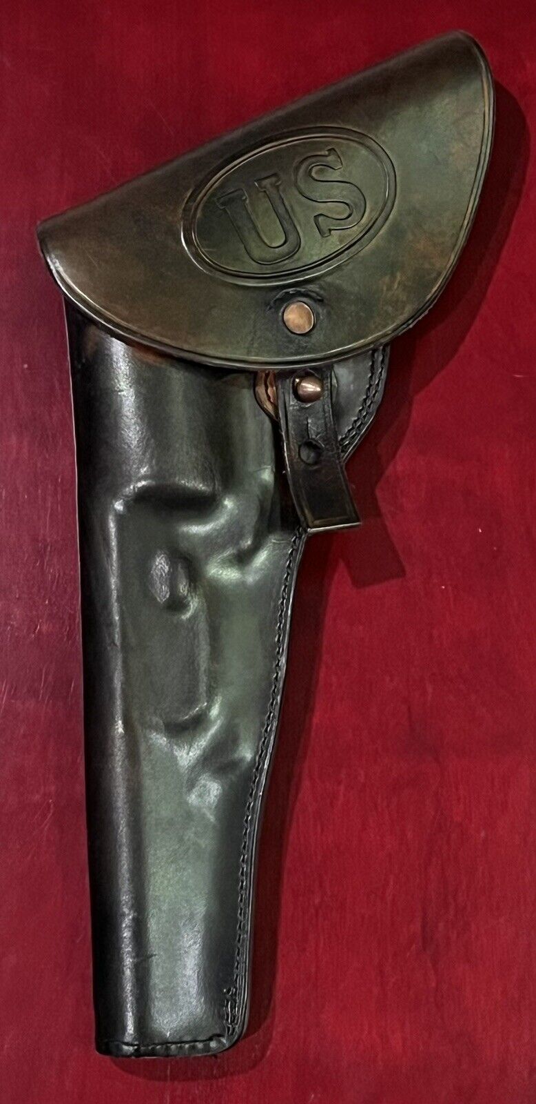 Vintage Safariland Civil War US revolver leather HOLSTER Union Army REPRODUCTION