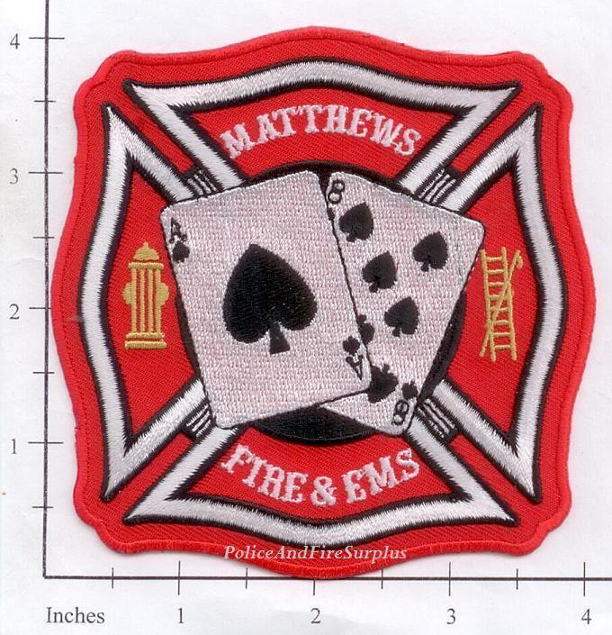 North Carolina - Matthews Fire & EMS NC Fire Dept Patch