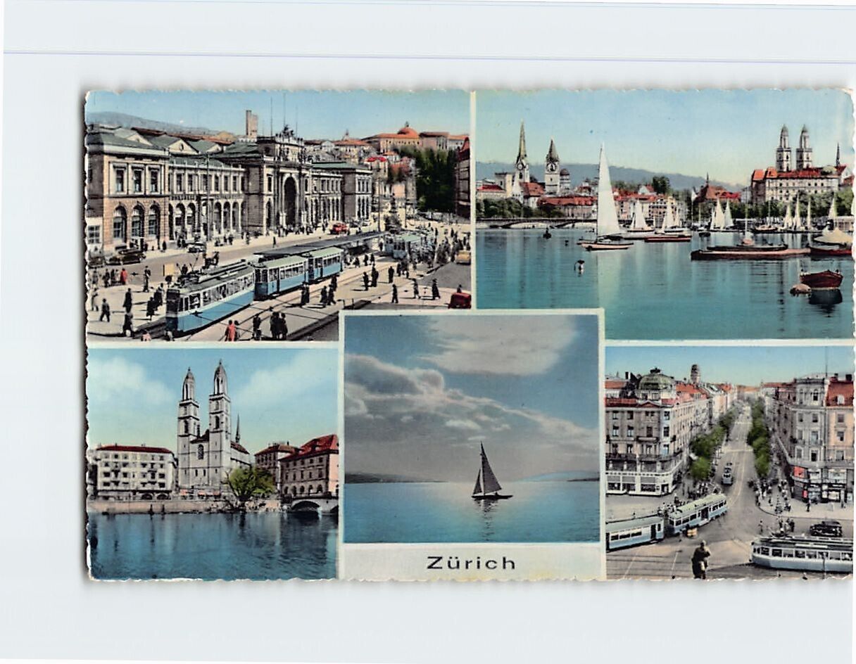 Postcard Zürich Switzerland