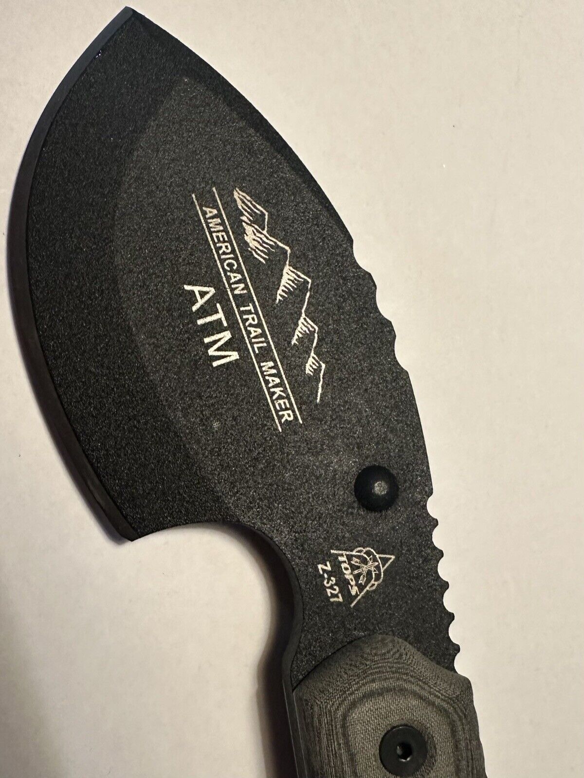 Tops Knives Knife ATM American Trail Maker Q-046 W/ Kydex Sheath