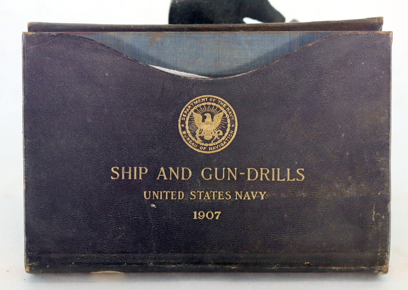 1907 Ship and Gun-Drills United States Navy USS Leonidas AD-7 Destroyer Tender
