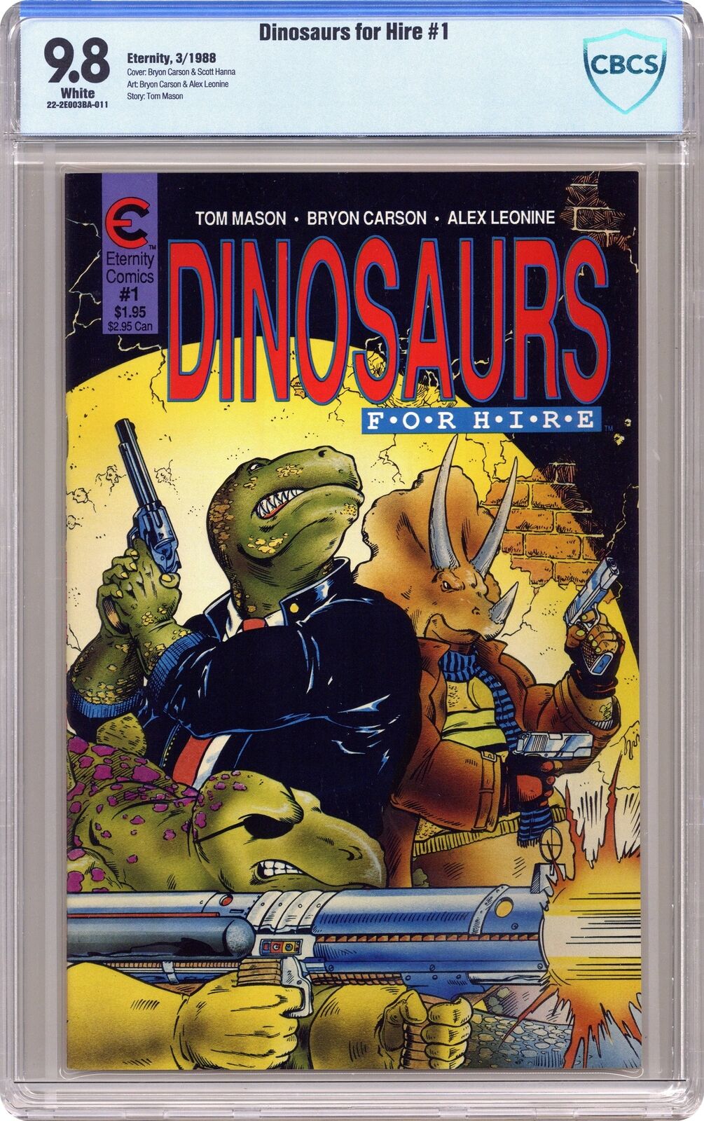 Dinosaurs for Hire 1A CBCS 9.8 1988 22-2E003BA-011
