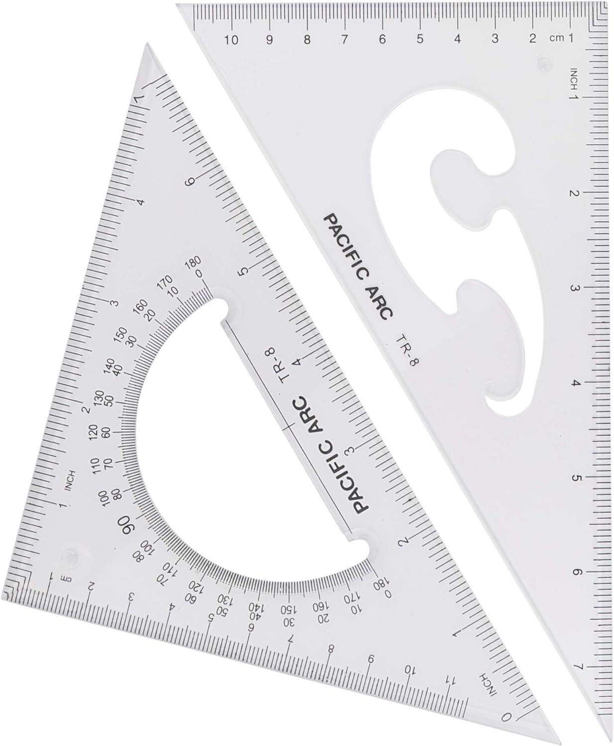Pacific Arc Triangle Set 8 Inch 30/60 & 45/90