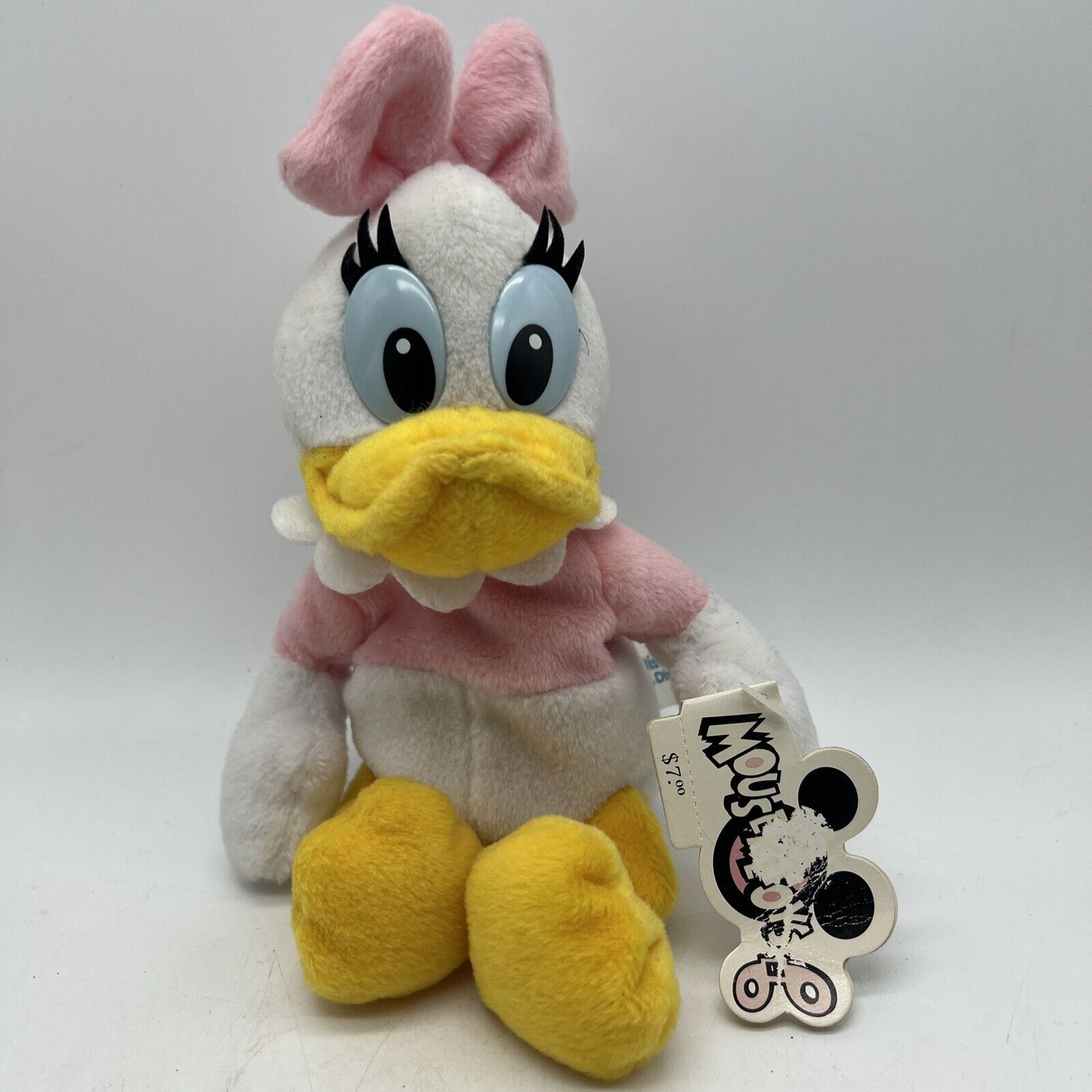 Mouseketoys 8” Daisy Duck Bean Bag Toy Disney World Store NEW w/ Tags Plush