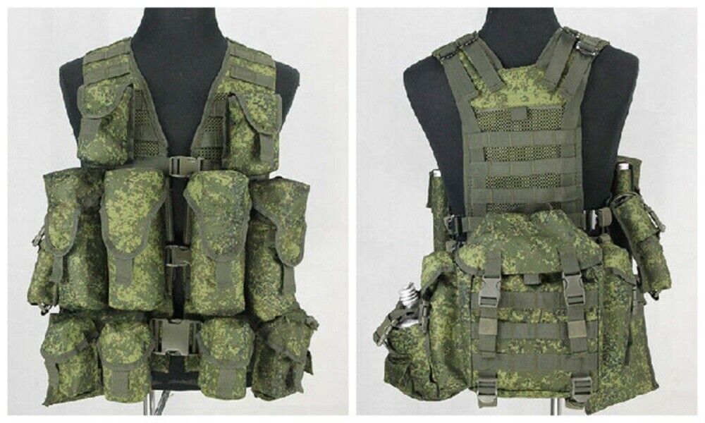 Russian Replica Tactical Vest 6SH117 Ratnik AK Combat Equipment Molle Bag EMR