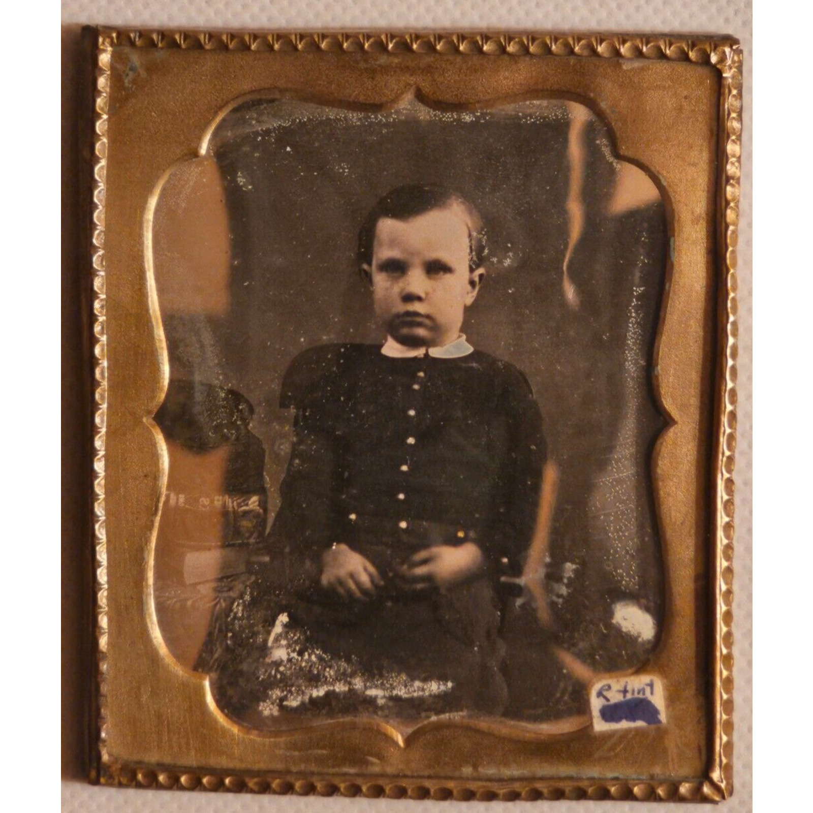 1/6th Plate Daguerreotype Of A Child