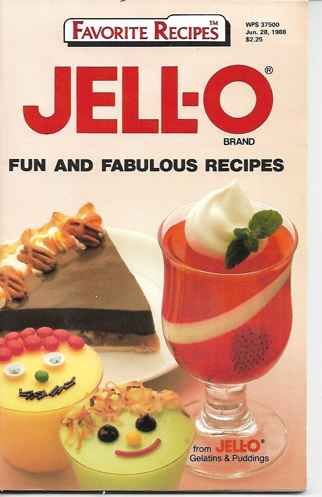 Favorite Recipes Jell-o Fun and Fabulous Recipes 1988