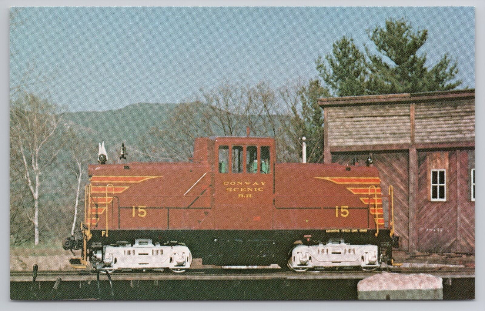 Postcard Conway Scenic Railroad North Conway NH