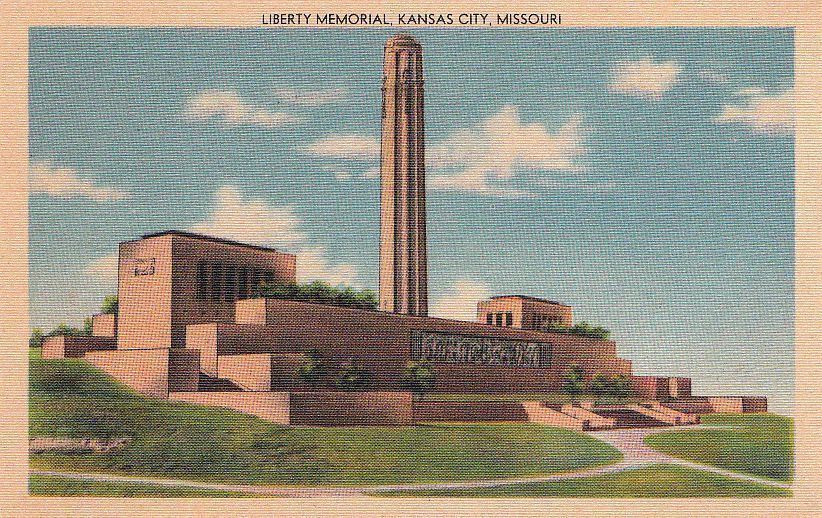  Postcard Liberty Memorial Kansas City Missouri