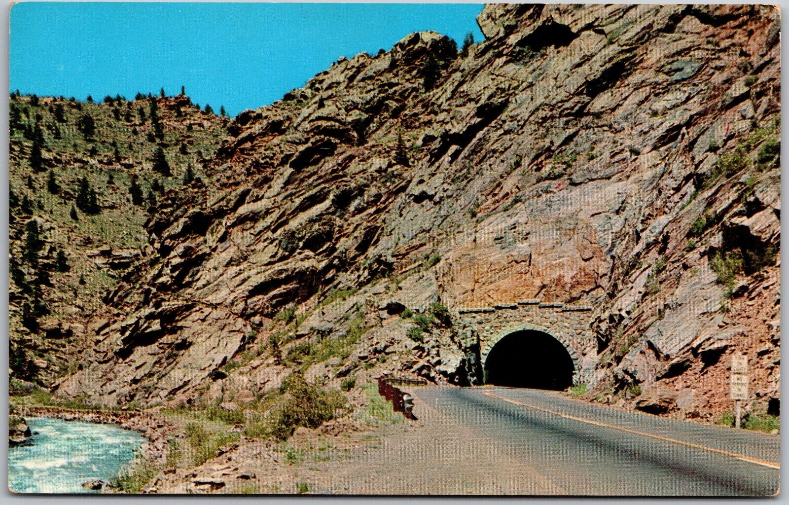 Clear Creek Canyon Tunnel Highway US 6 Golden to Idaho Springs Colorado CO