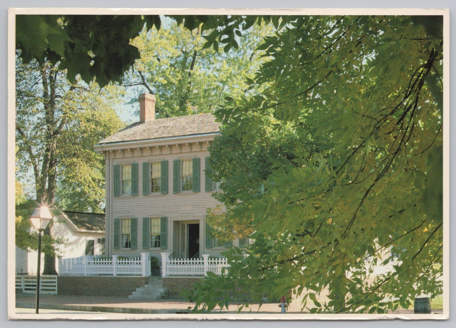 Springfield Illinois~Lincoln Home National Historic Site~Continental Postcard