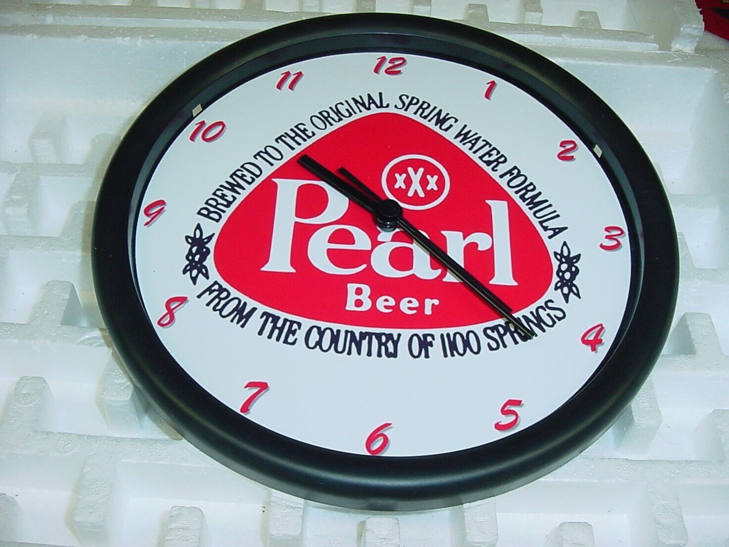 Pearl Beer Wall Clock - 1100 Springs