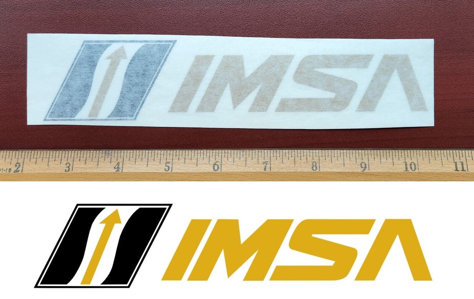 IMSA 50th Anniversary Official Racing Decal Die cut Sticker 8\