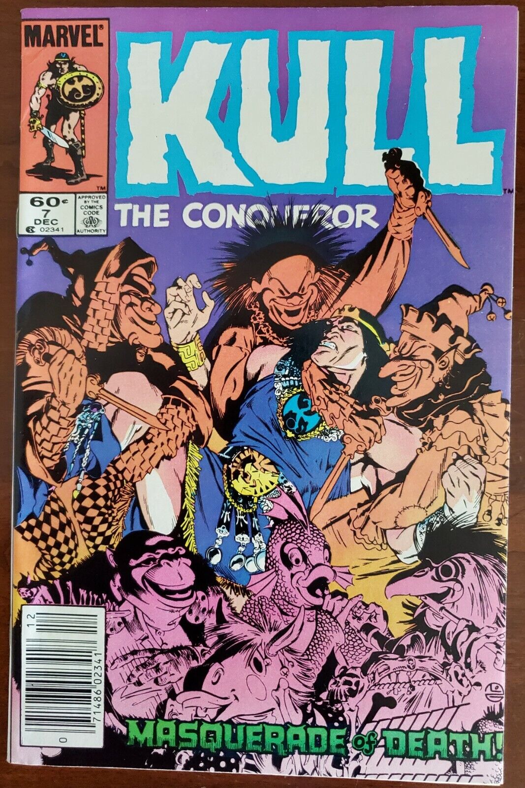 Kull the Conqueror #7 VF 8.0 (Marvel 1984) ✨