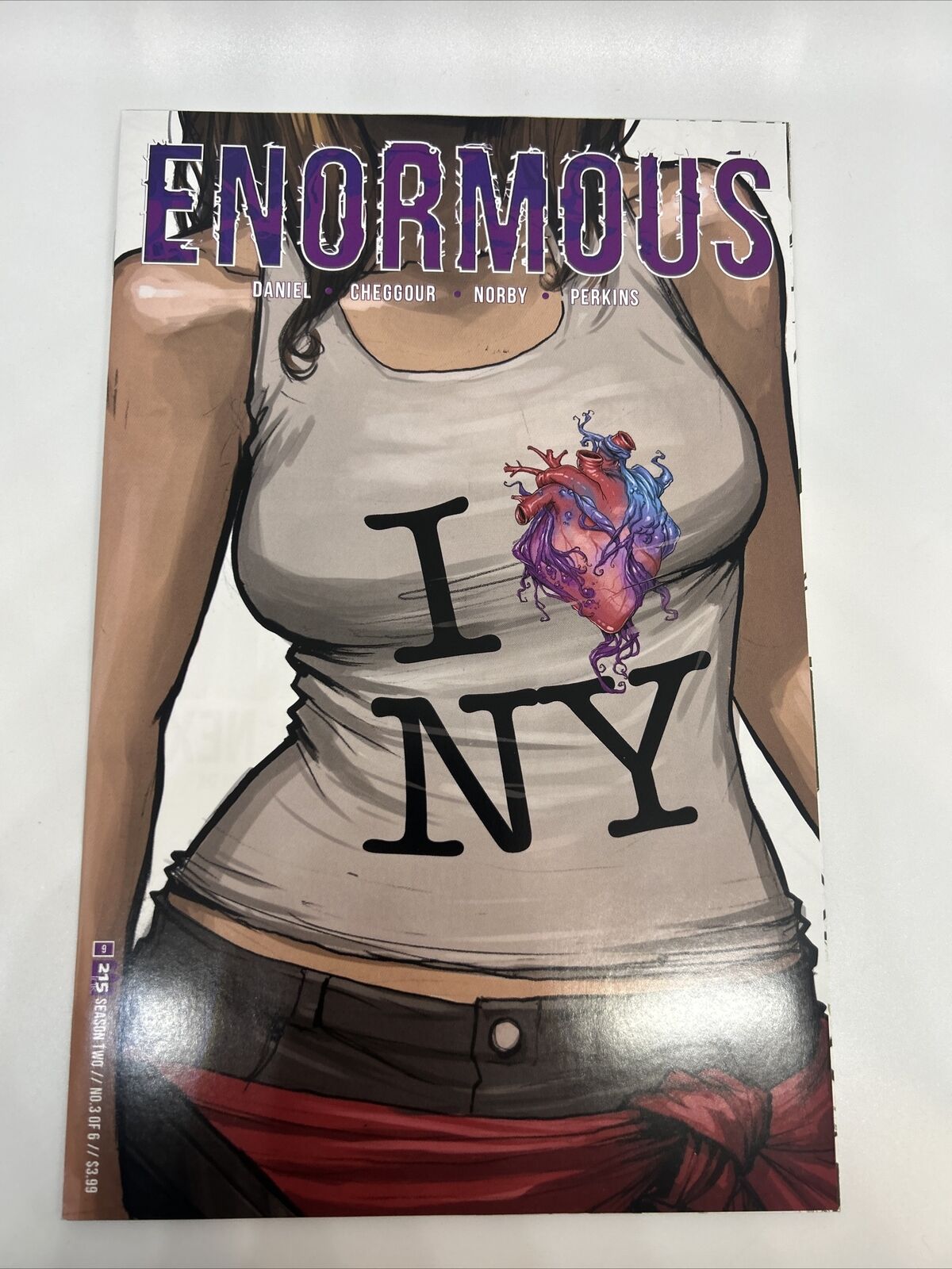 215 Comics Enormous Season Two #9 Larry\'s Variant Cover I Love New York NY