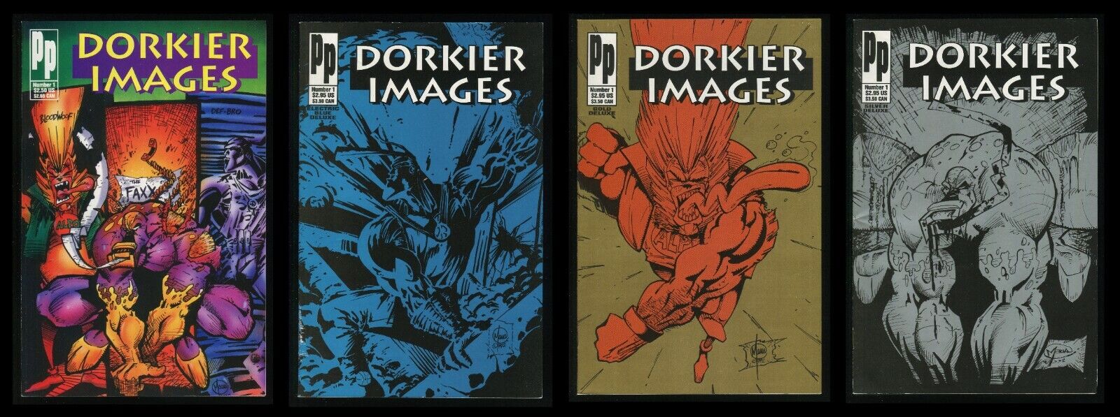 Dorkier Images Variant Comics Lot Darker Images Parody Bloodwolf Deathblow Maxx