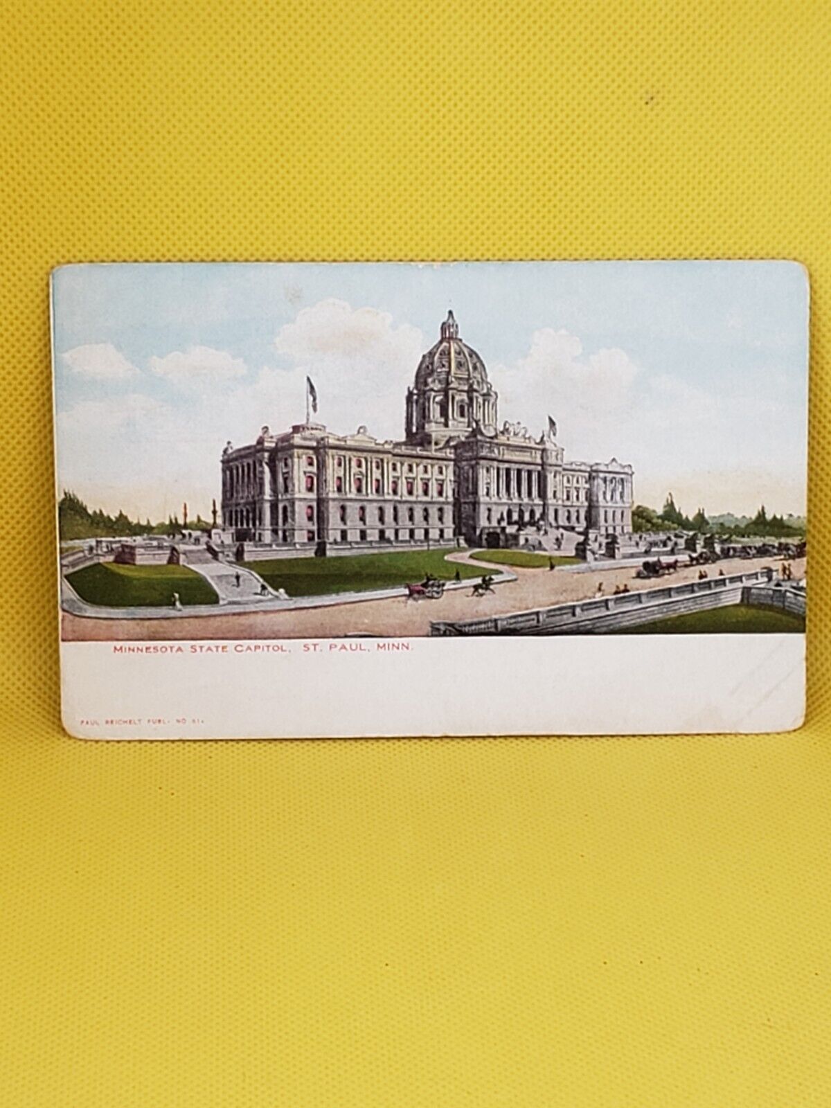 State Capital St Paul Minnesota Rounded Postcard #278