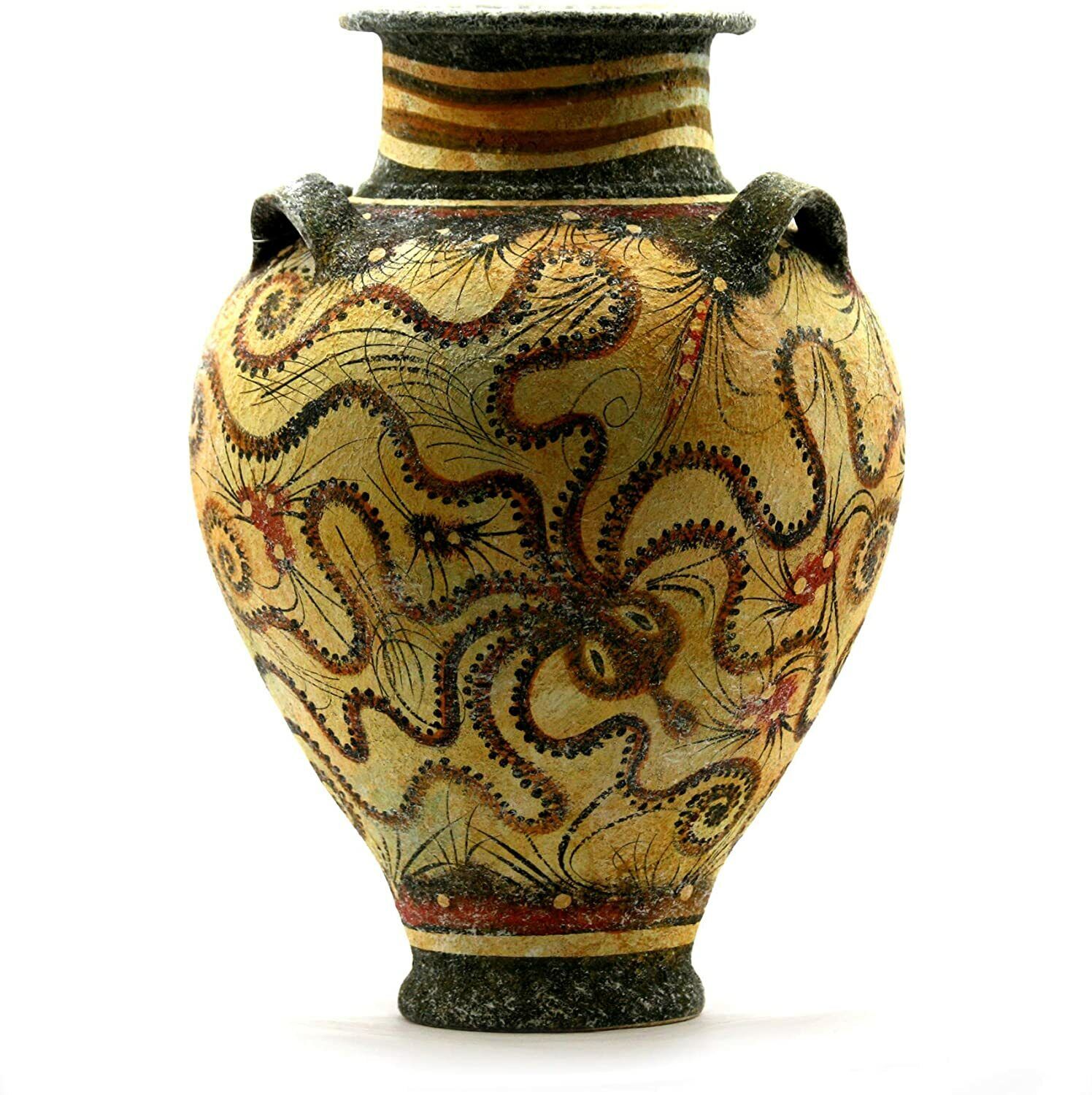 Minoan Vase Pottery Painting Octopus Ancient Greek Crete Ceramic Knossos