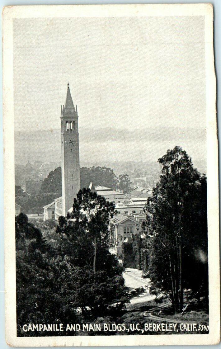 Postcard - Campanile And Main Buildings, U.C., Berkeley, California
