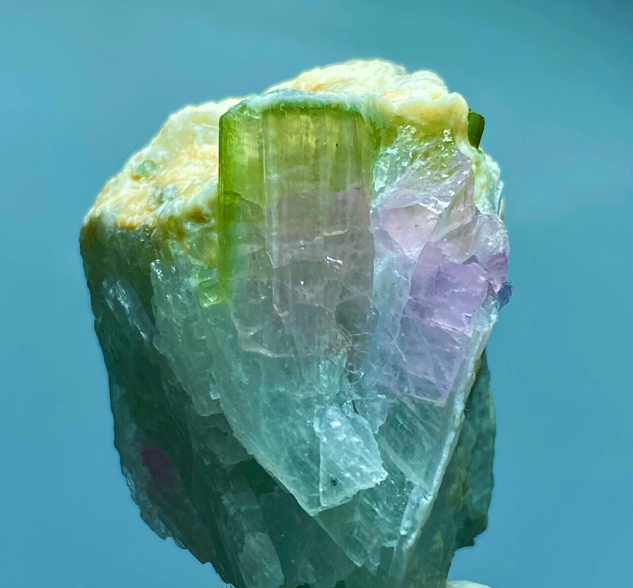 156 Carats Natural TOURMALINE crystal Specimen From Afghanistan 