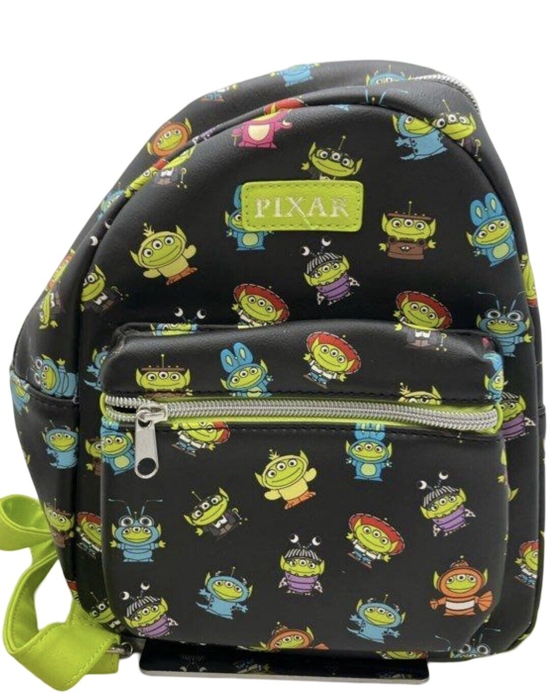 Loungefly Disney Pixar Toy Story Alien Remix Mini School Travel Backpack Graphic