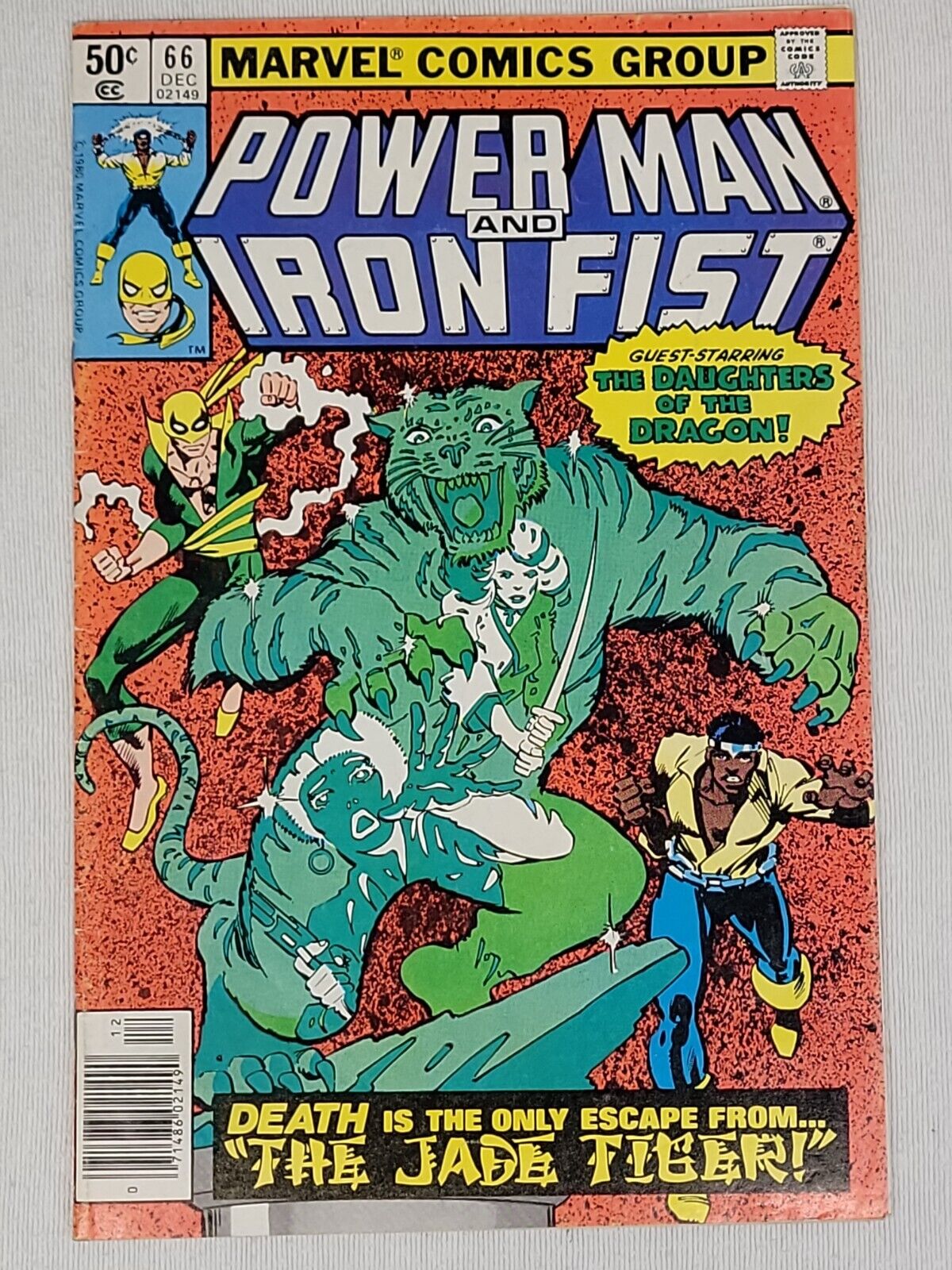 Power Man & Iron Fist #66 - 2nd Appearance - Sabertooth - Marvel Comics (1980)
