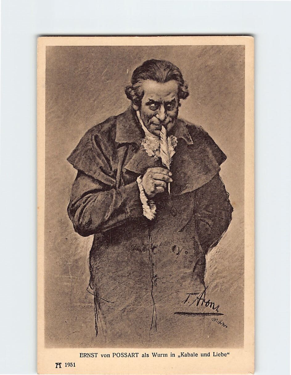 Postcard Ernst von Possart Portrait