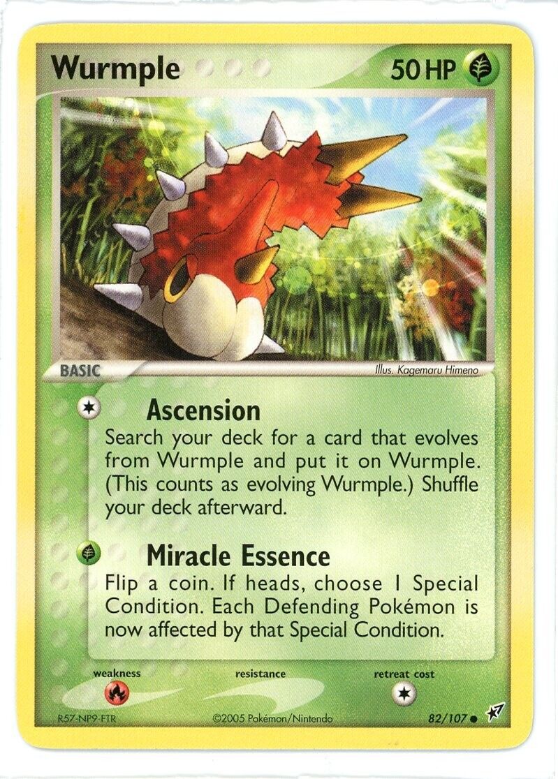 Wurmple 82/107 EX Deoxys Pokemon Card