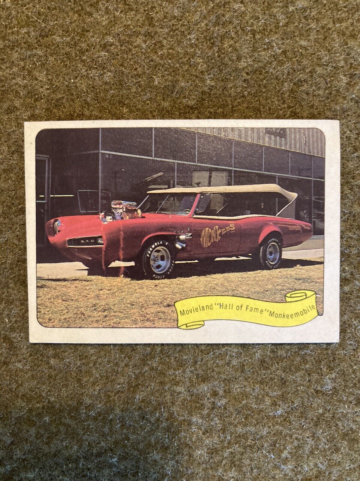 Vintage George Barris Kustom Cars Sticker Movieland \