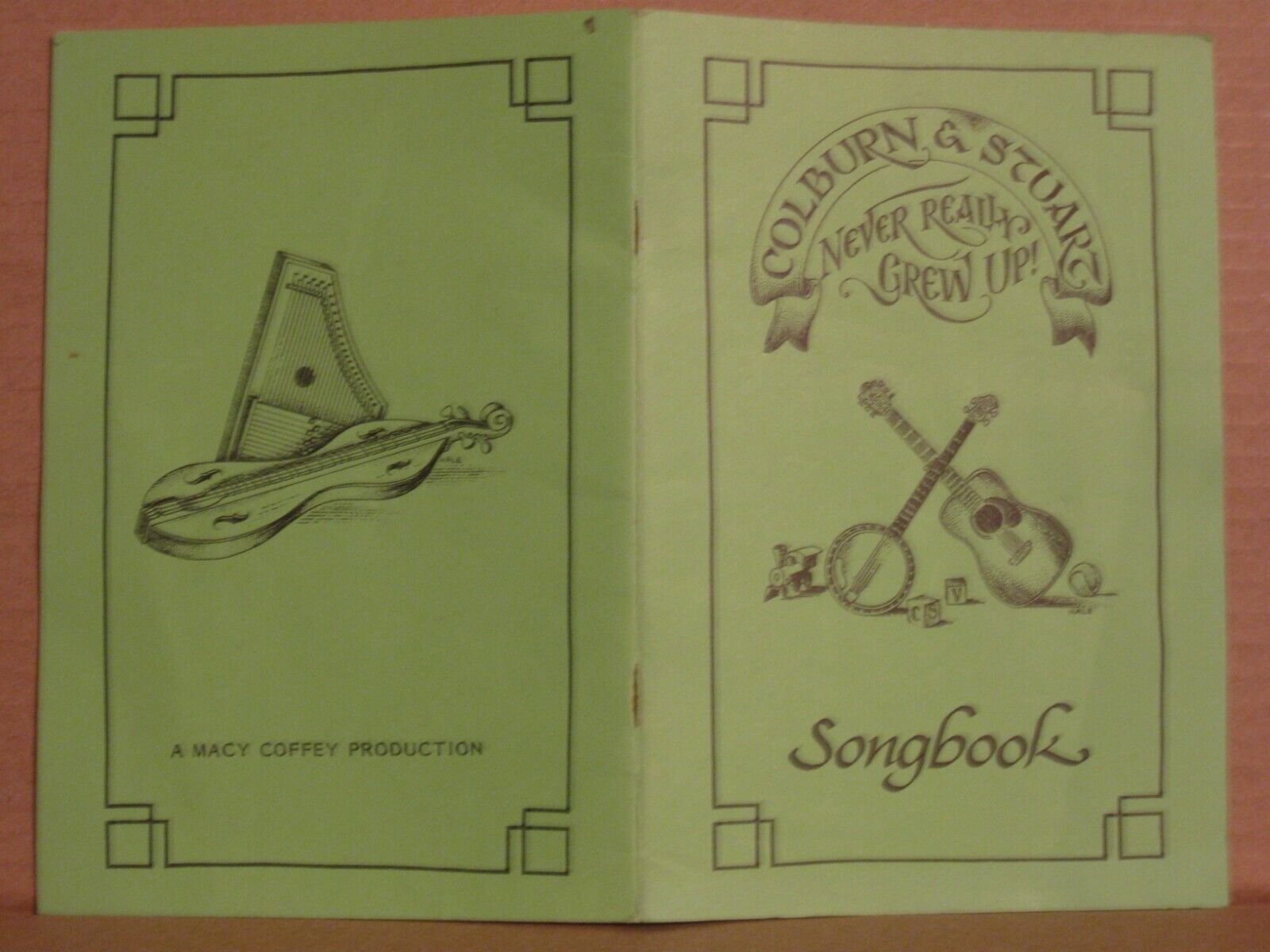 Colburn & Stuart - Vintage 1982 Song Booklet - Ashland NH