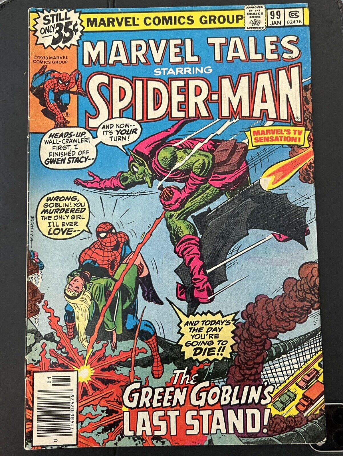 Marvel Tales #99 Starring Spider-Man. The Green Goblin’s Last Stand 1978