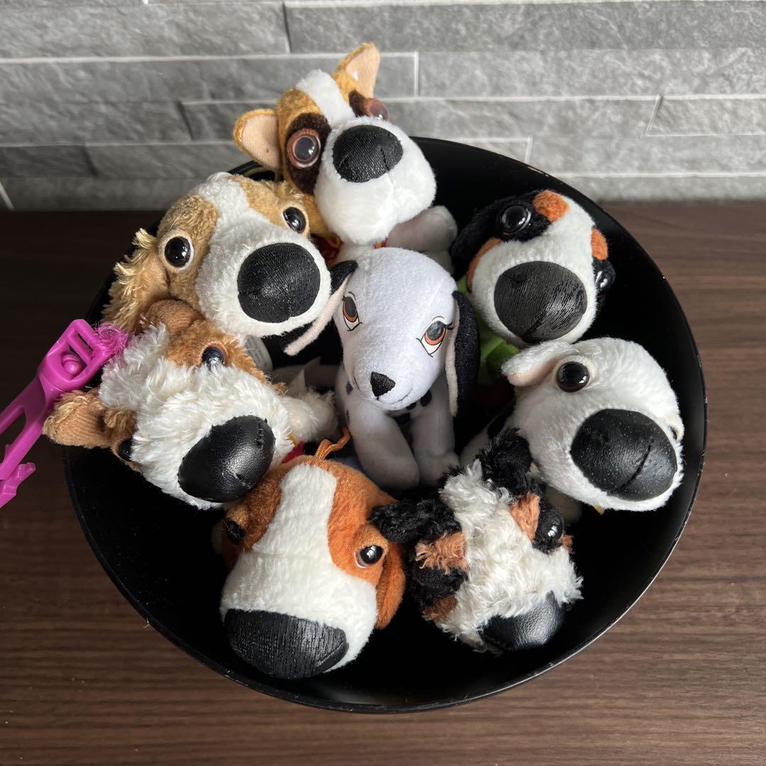 THE DOG Plush Mascot Set of 8 McDonald's Happy Meal Used From Japan