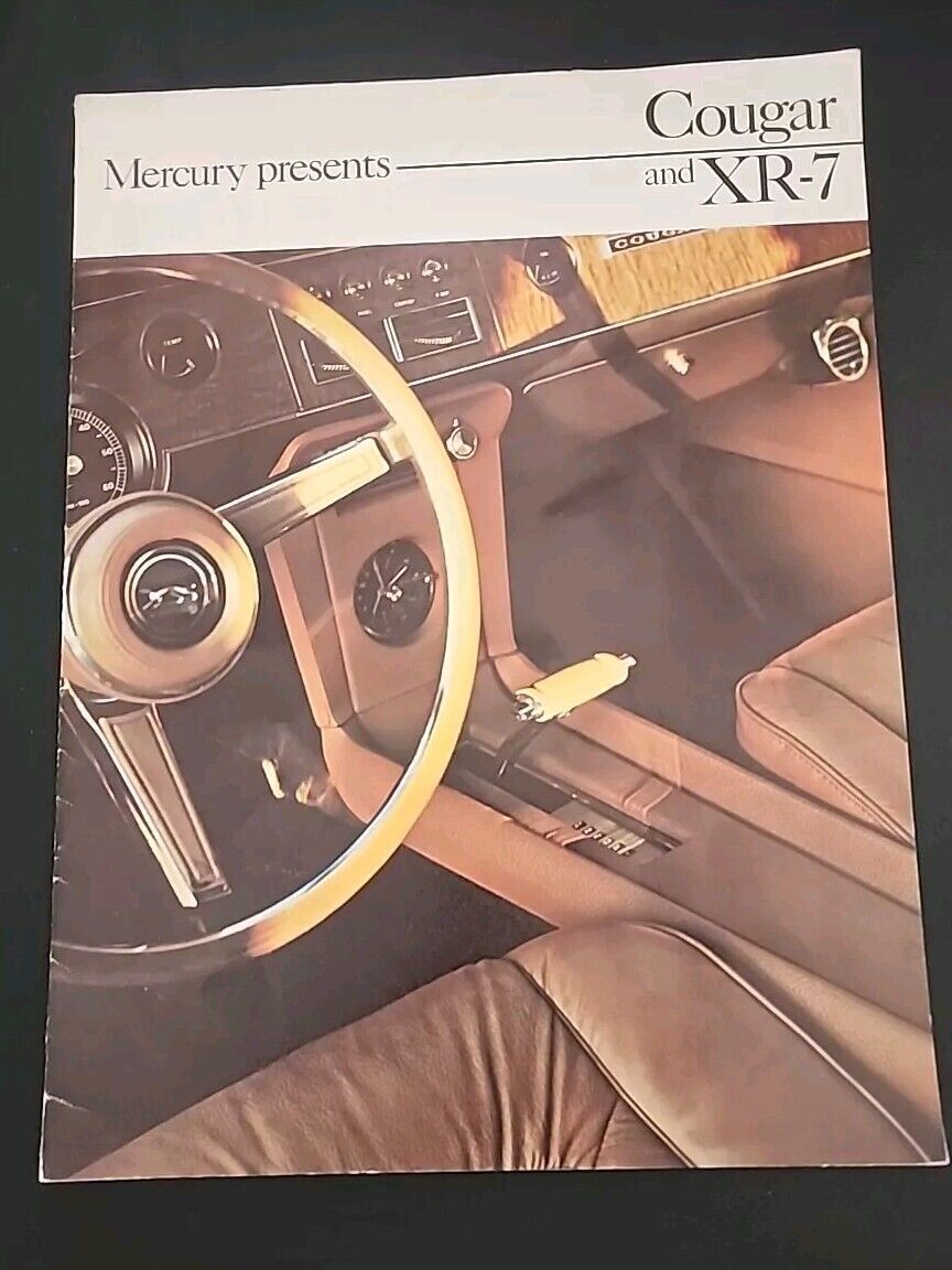 Original 1967 Mercury Cougar & XR-7 Deluxe Sales Brochure 67
