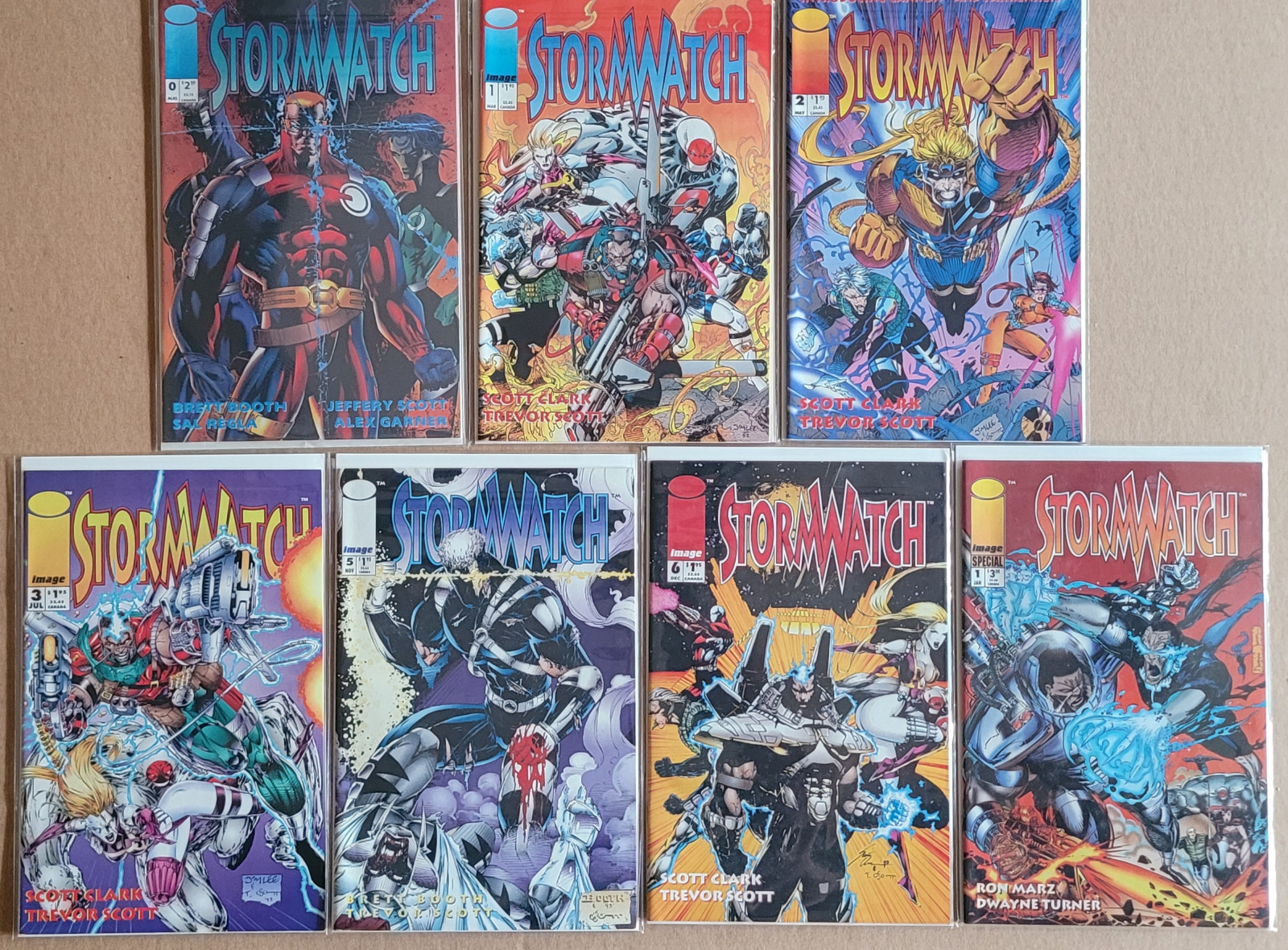 Stormwatch 0 1 2 3 5 6 and Special 1 Image Comics