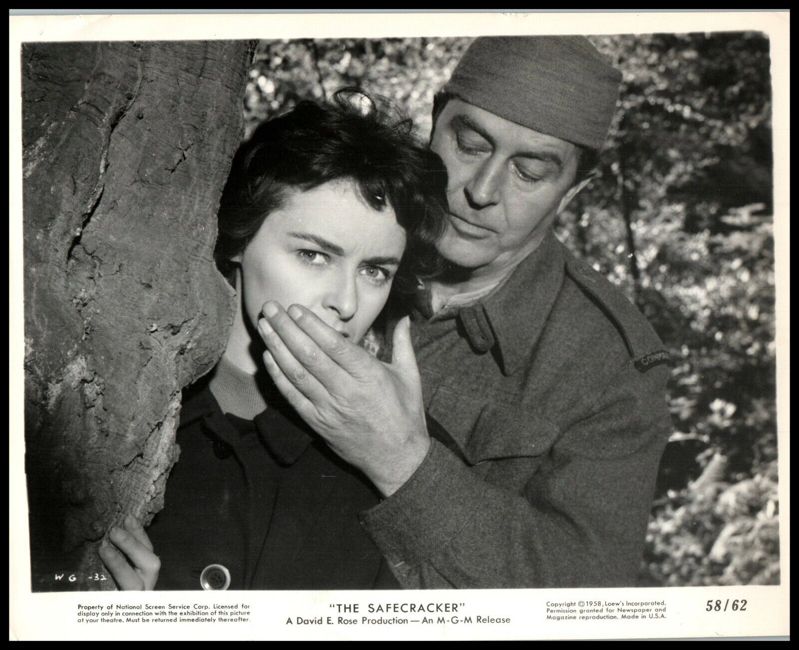 Ray Milland + Jeanette Sterke in The Safecracker (1958) ORIGINAL PHOTO M 66