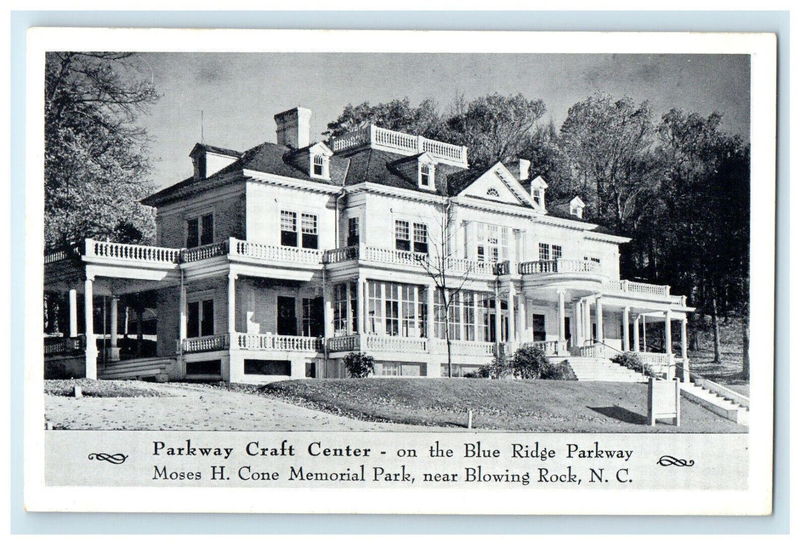 c1920s Moses H Cone Memorial Park Near Blowing Rock North Carolina NC  Postcard