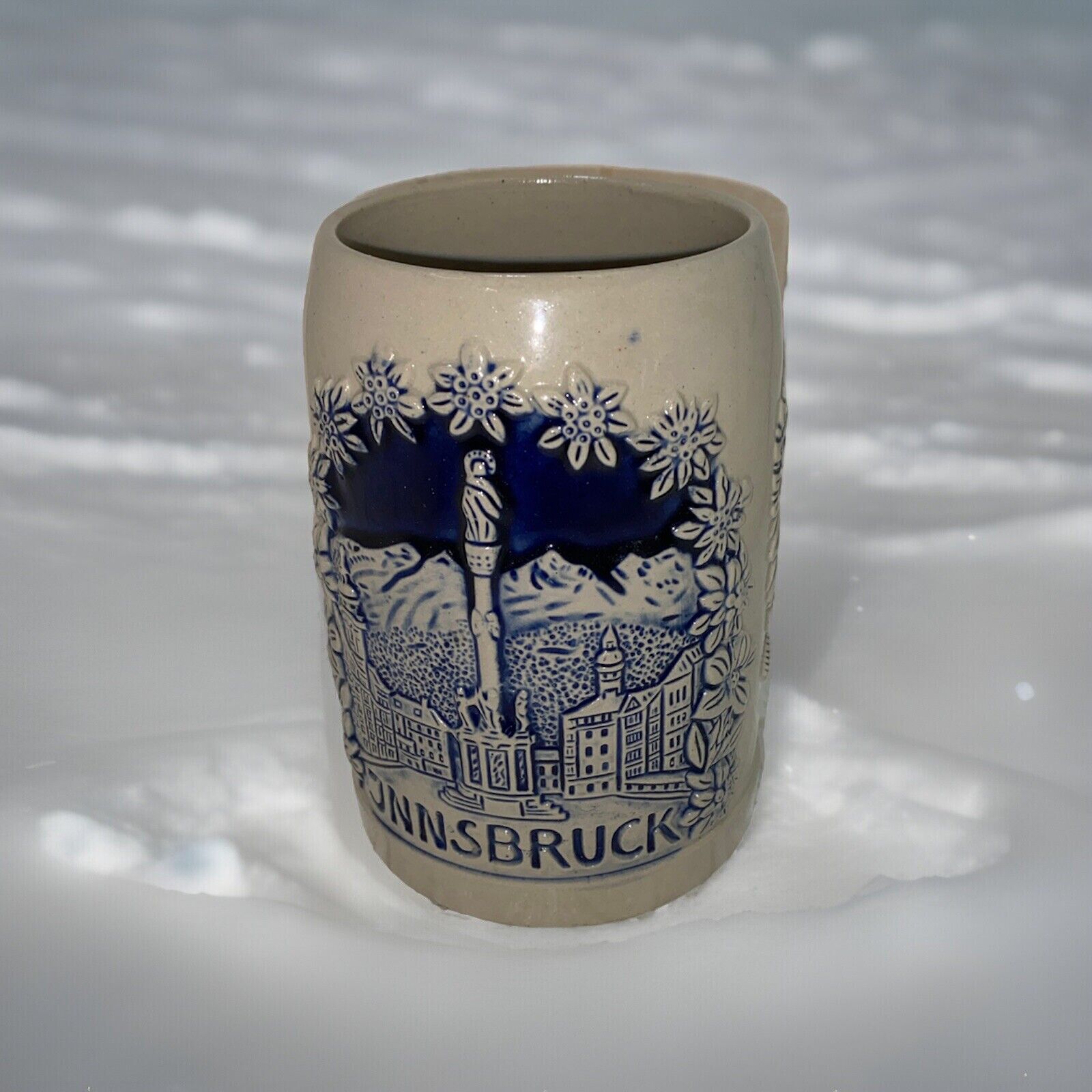 Vintage Austrian Beer Mug Stein Innsbruck Osterreich Tirol All Handmade By King